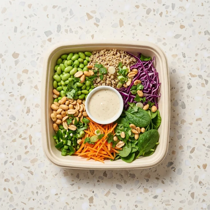 Edamame Peanut Salad