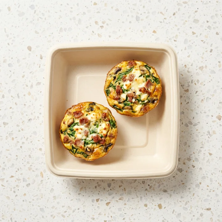 Mushroom Bacon Egg Muffin