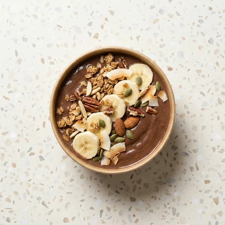 Chocolate Almond Butter Smoothie Bowl